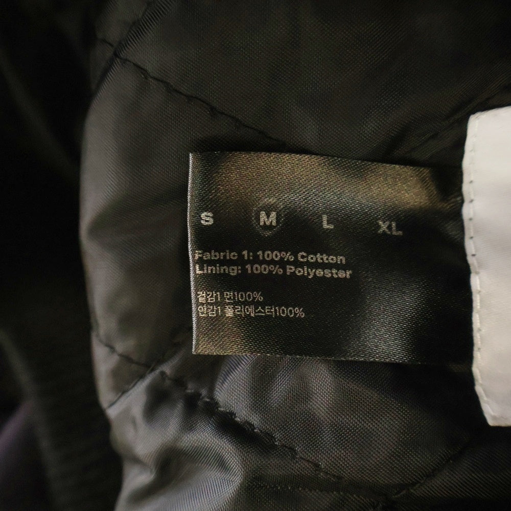 FFFPOSTALSERVICE(トリプルエフポスタルサービス) 25AW Darted MA-1 Bomber ダーテッドボンバージャケット FFFPSFW2506 ブラック