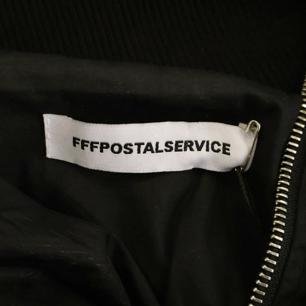 FFFPOSTALSERVICE(トリプルエフポスタルサービス) 25AW SP HIGH NECK MA-1 ハイネックフライトジャケット FFFPSFW2504 ブラック