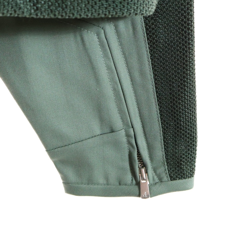 FFFPOSTALSERVICE(トリプルエフポスタルサービス) 25AW Waffle Knit Liner Hoodie ワッフルニットライナーフーディージャケット FFFPSFW2532 グリーン