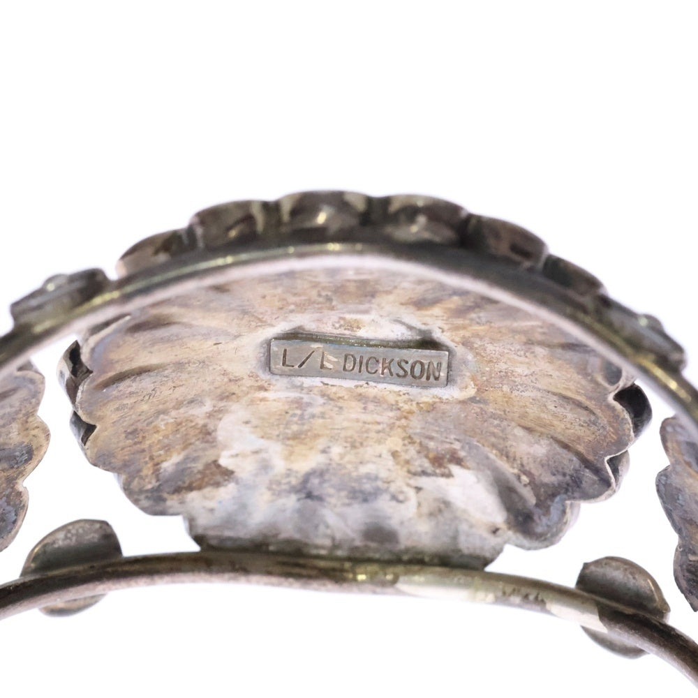 INDIAN JEWELRY(インディアンジュエリー) ズニ族 Larry&Lorinda Dickson ラリー&ローリン・ディクソンバングル シルバー