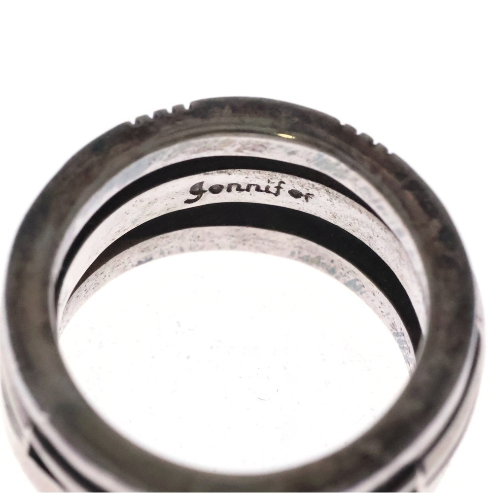 INDIAN JEWELRY(インディアンジュエリー) ナバホ族 Jennifer Curtis ジェニファー・カーティス SVリング シルバー