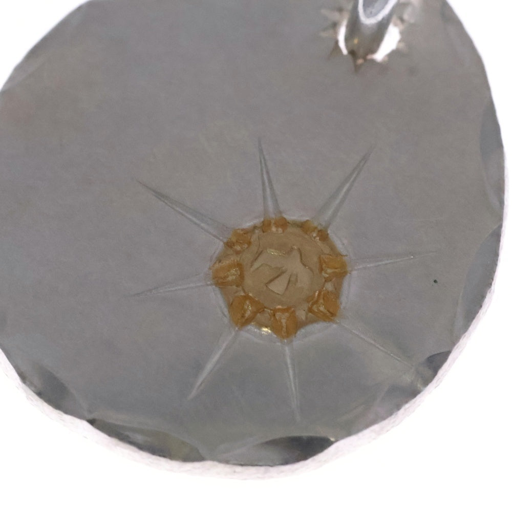 goro's(ゴローズ) 印台ズレ たたメタル中 ペンダントトップ シルバー/ゴールド