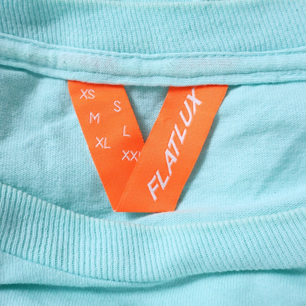 FLATLUX(フラットラックス) PHILOSOPHY LS-T フィロソフィープリント長袖Tシャツ ブルー
