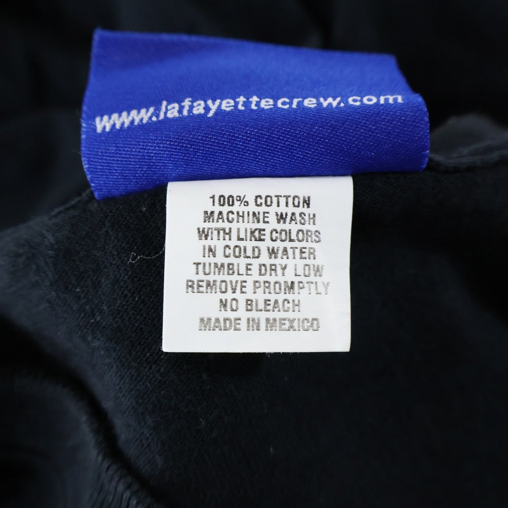 Lafayette(ラファイエット) OVAL LOGO TEE オーバルロゴプリント半袖Tシャツ LS230126 ブラック