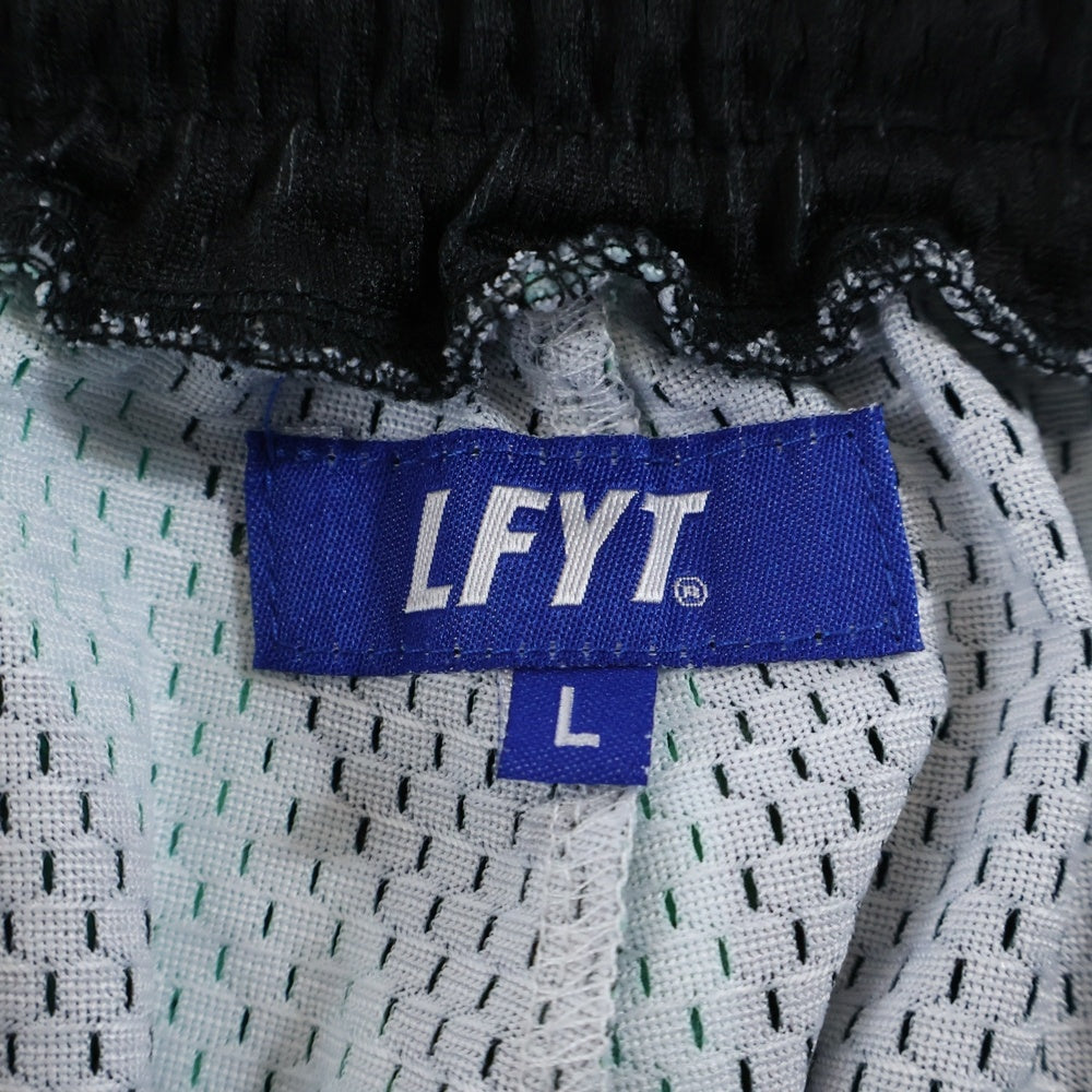 Lafayette(ラファイエット) DISTORTED STRIPE MESH SHORTS ストライプメッシュショーツ ハーフパンツ LS231306 グリーン