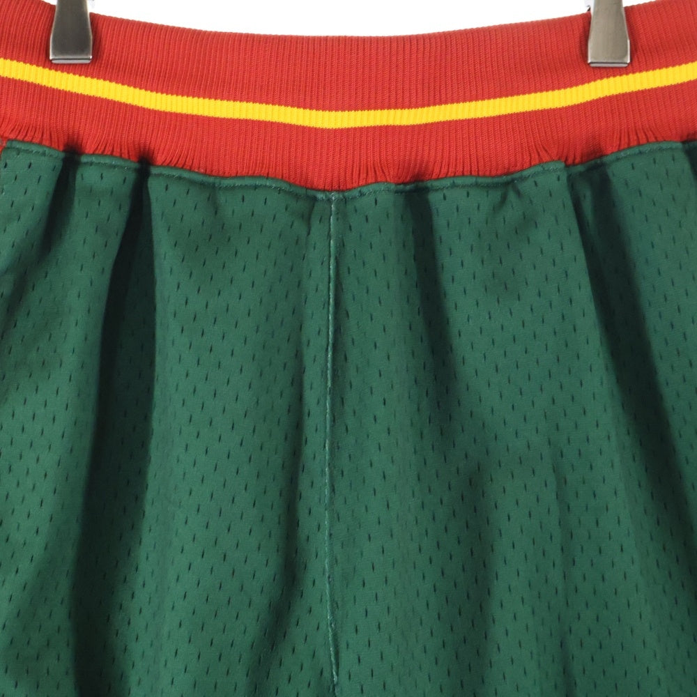 Mitchell&Ness(ミッチェル アンド ネス) NBA AUTHENTIC ROAD SHORTS UPERSONICS 95-96 オーセンティックロードゲームショーツ ハーフパンツ グリーン