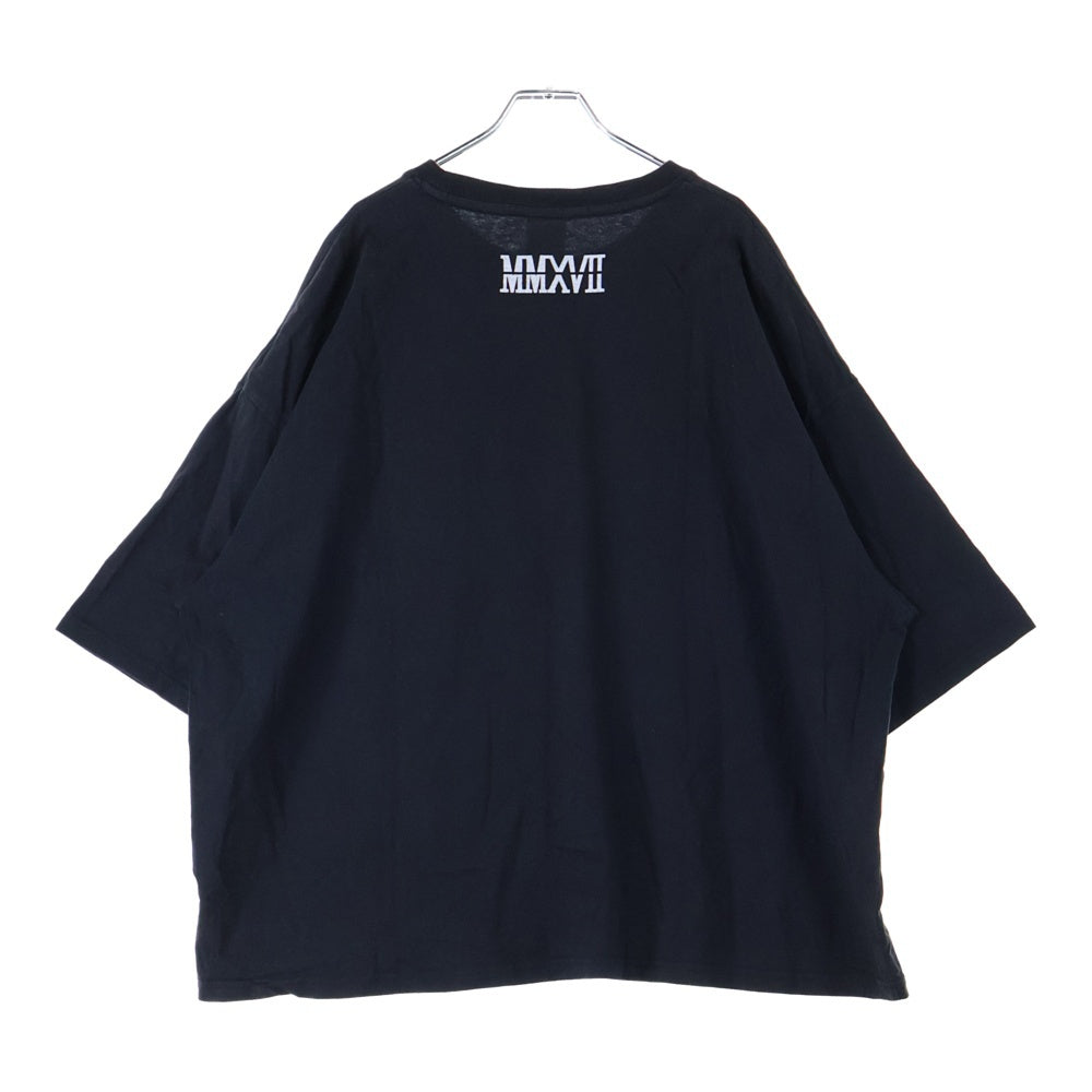 EXAMPLE(エグザンプル) オーバーサイズロゴポケット半袖Tシャツ カットソー ブラック