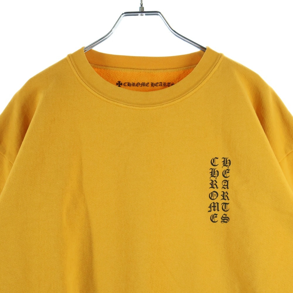 CHROME HEARTS(クロムハーツ) SWTSHRT CREWNECK アームロゴ スウェットクルーネックトレーナー マスタード