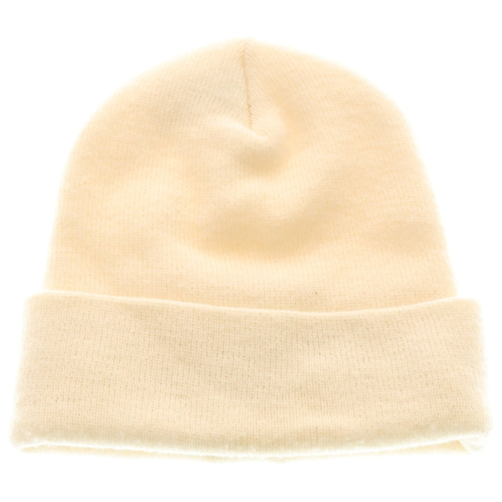 CHROME HEARTS(クロムハーツ) WATCH CAP ワッチキャップ CHロゴ刺繍ビーニー ニットキャップ 帽子 ホワイト