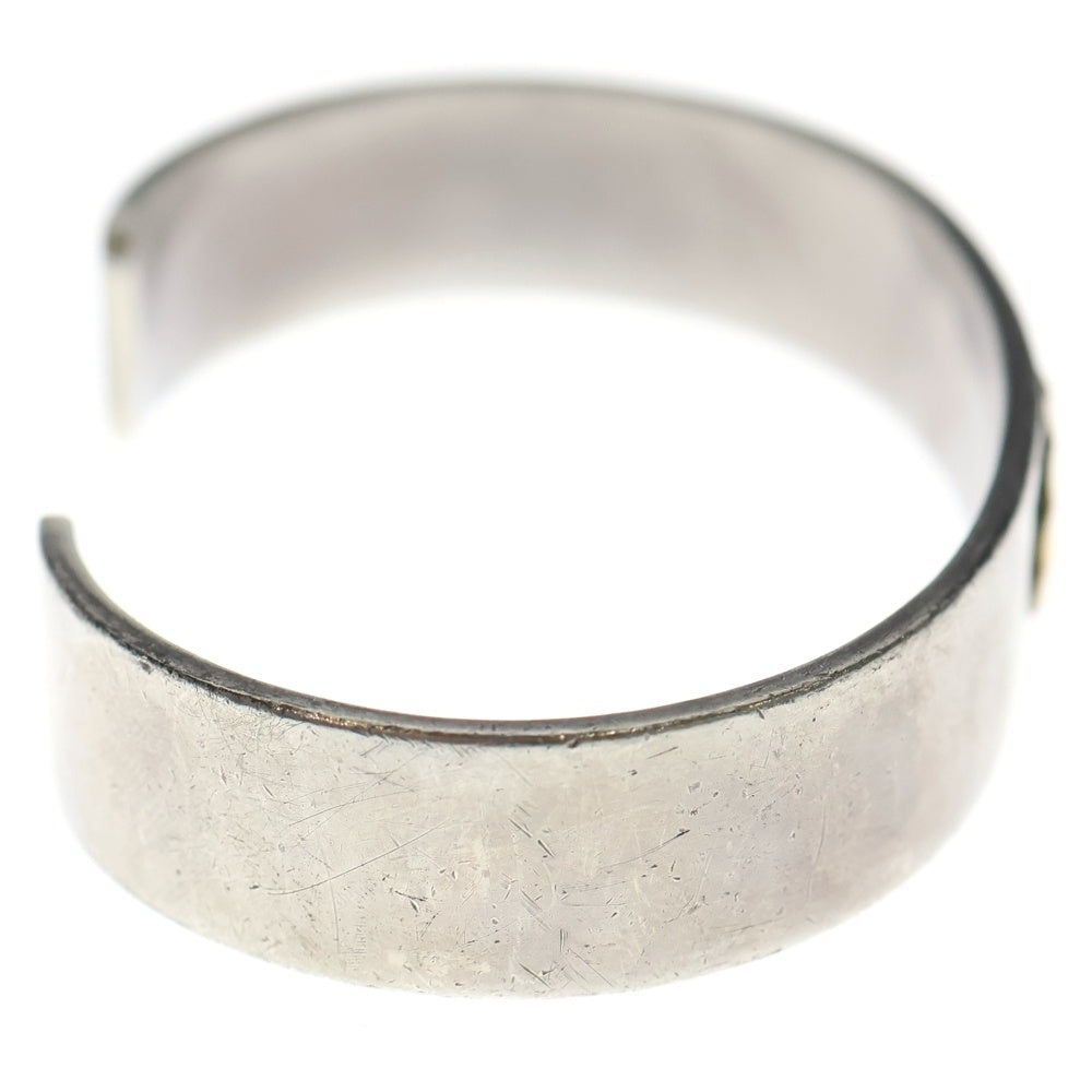 goro's(ゴローズ) 平打ちブレスS バングル シルバー/ゴールド