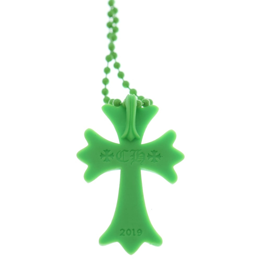 CHROME HEARTS(クロムハーツ) RUBBER CH CRS SML スモールCHクロス ラバーネックレス シリコン グリーン BCA306