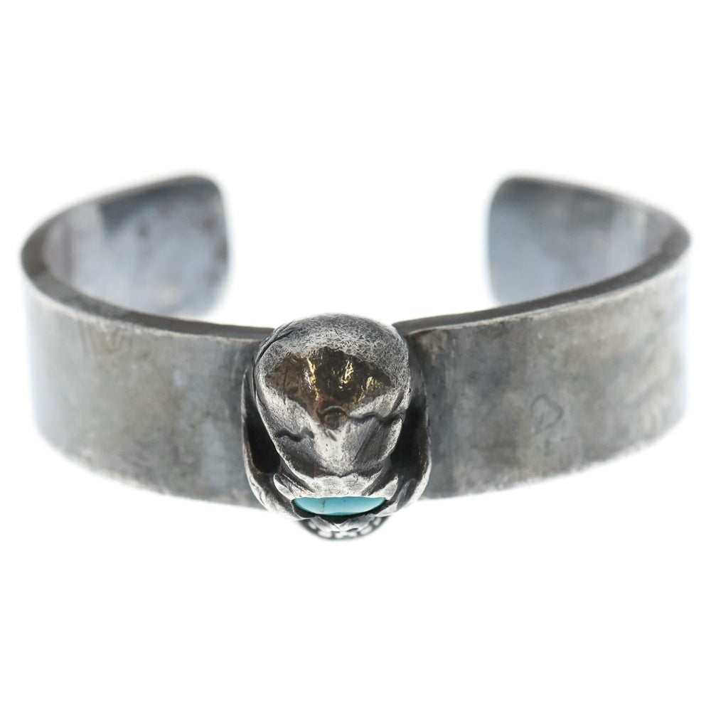 STOP LIGHT(ストップライト) SKULL BANGLE ターコイズ スカルバングル シルバー