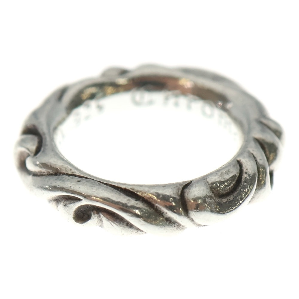 CHROME HEARTS(クロムハーツ) SCRL BAND スクロールバンド リング シルバー BCA351