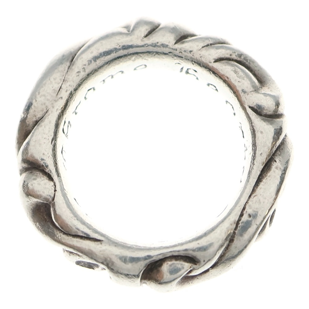 CHROME HEARTS(クロムハーツ) SCRL BAND スクロールバンド リング シルバー BCA351