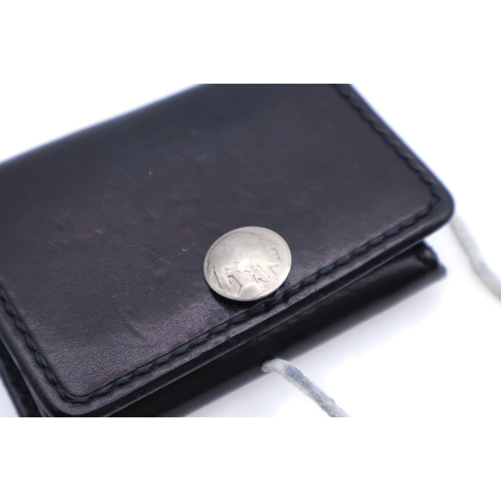 TADY & KING(タディアンドキング) 二つ折り レザー カードケース ブラック