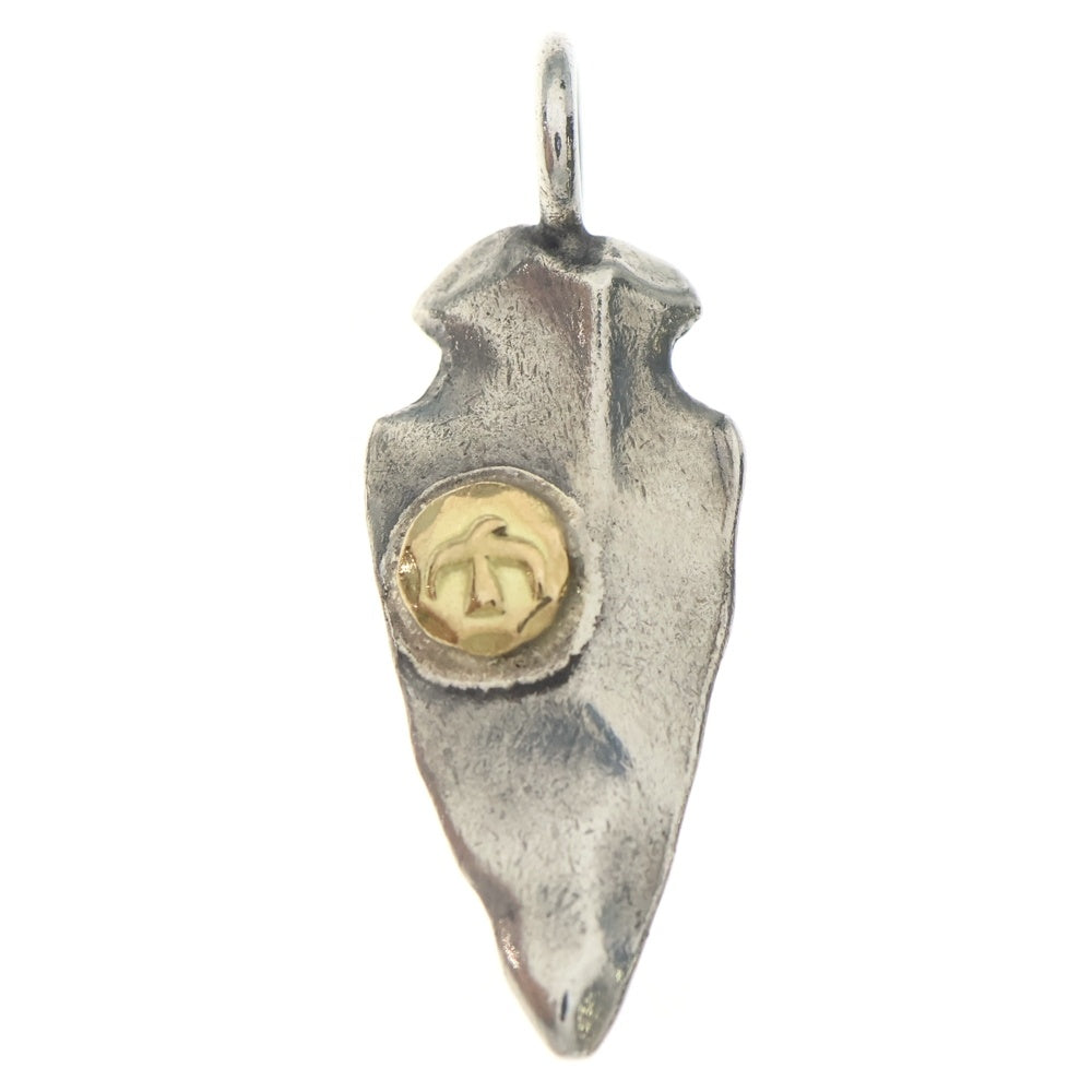 goro's(ゴローズ) 【現行】メタル付き矢じり小 ペンダントトップ シルバー/ゴールド