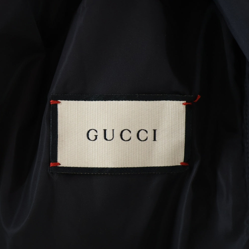 GUCCI(グッチ) 19SS アームデタッチャブルGG総柄ジャケット 568551 Z4039 ブルー/ブラック