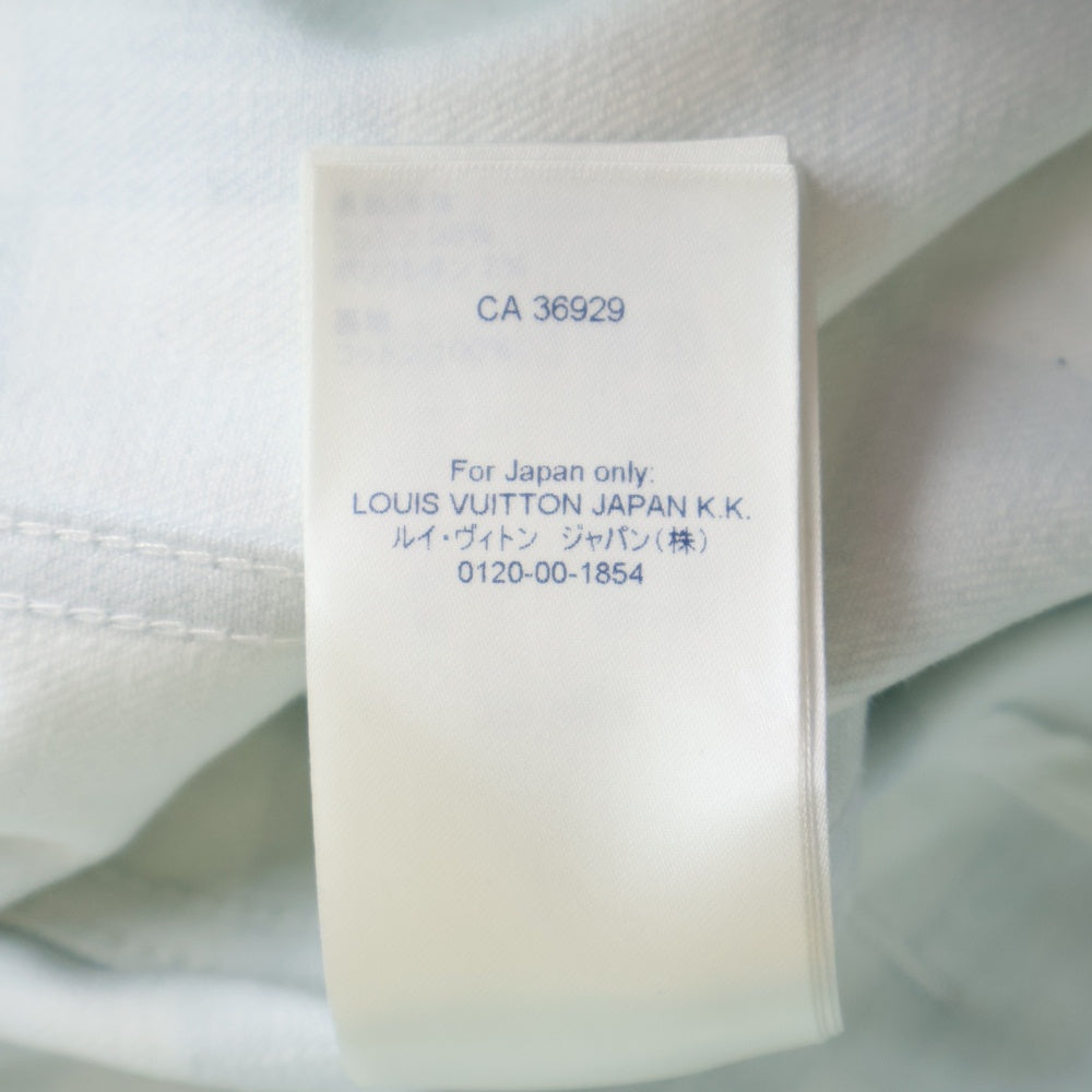 LOUIS VUITTON(ルイヴィトン) 21AW ダミエデニムチェッカートラッカージャケット RM2129 IM3 HLA20W ブルー/ホワイト