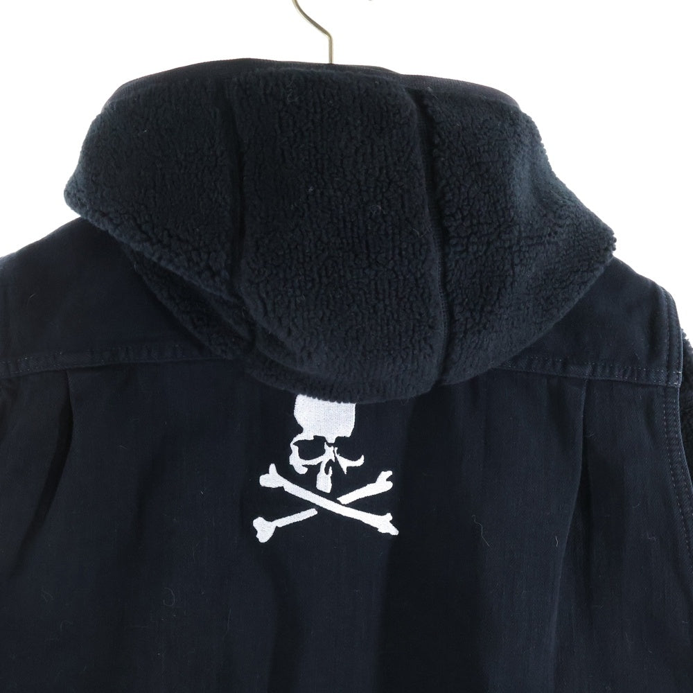 mastermind JAPAN(マスターマインドジャパン) WORLD シアリングフリースレイヤードジャケット MW20S05-BL002 ブラック