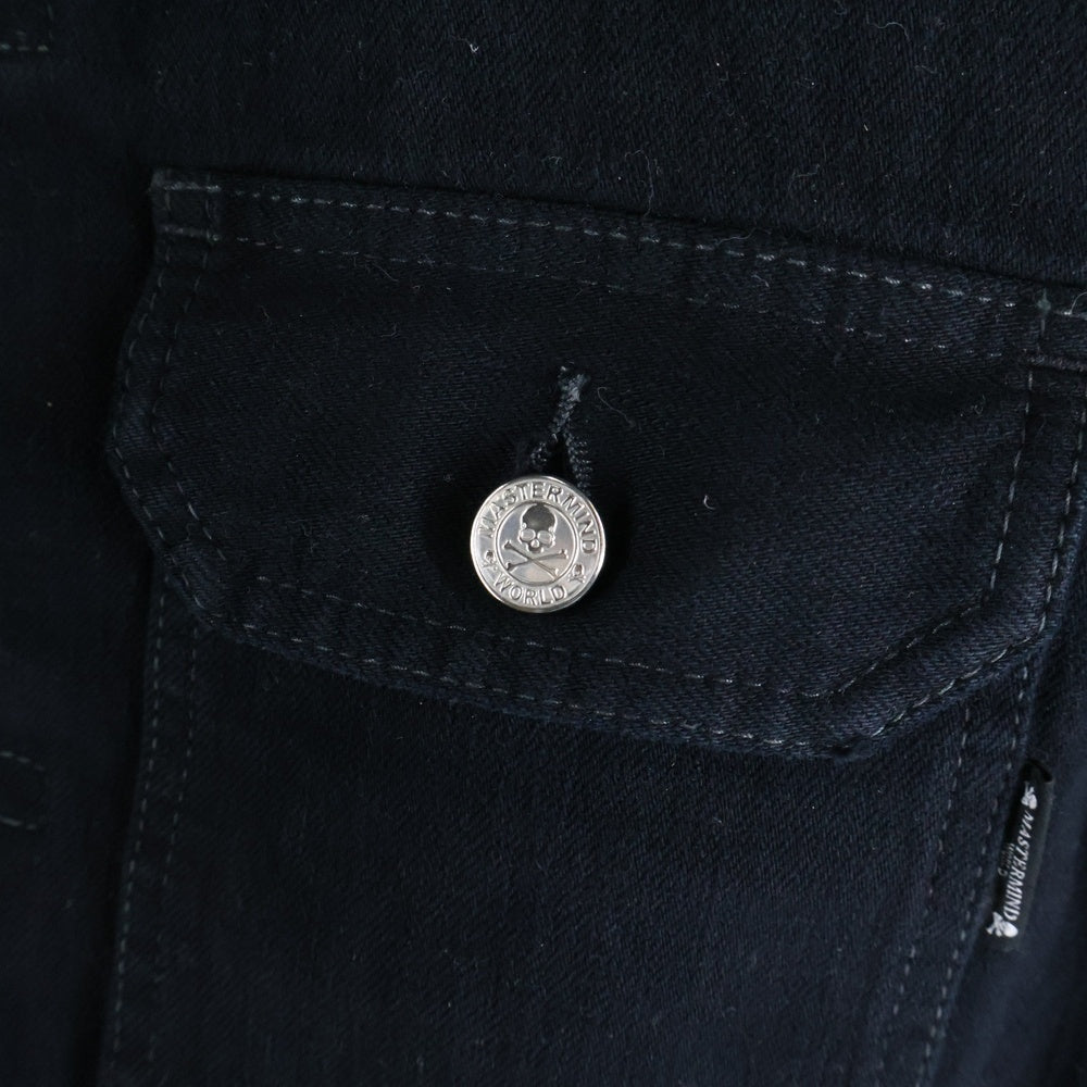 mastermind JAPAN(マスターマインドジャパン) WORLD シアリングフリースレイヤードジャケット MW20S05-BL002 ブラック