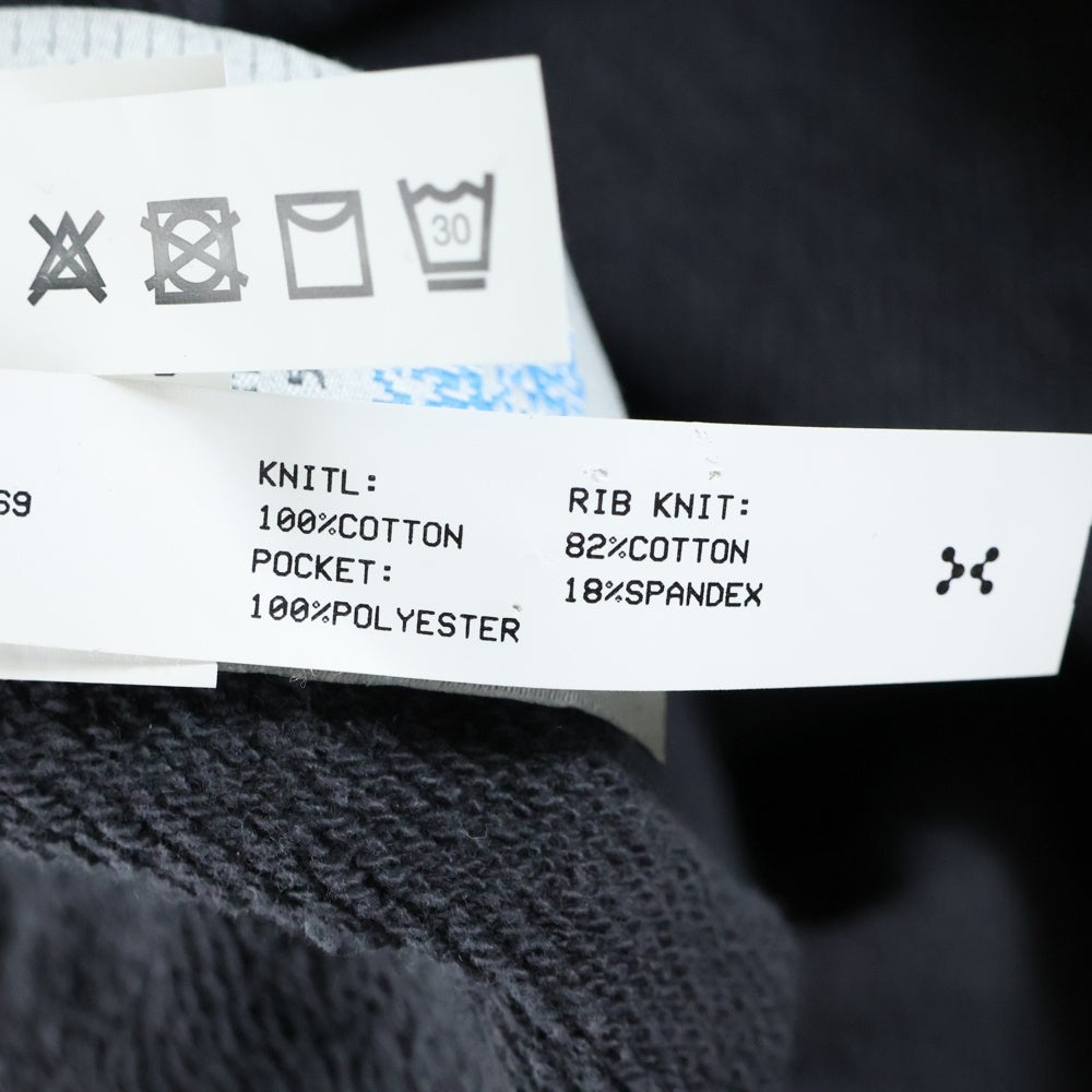 mastermind JAPAN(マスターマインドジャパン) ×C2H4 Skull Print Zip Pocket Hoodie スカルポケットプルオーバーフーディーパーカー グレー