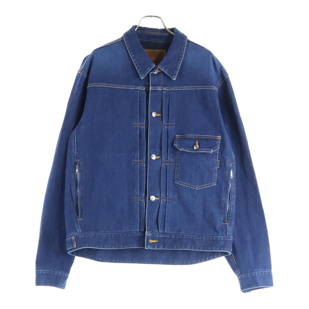 mastermind JAPAN(マスターマインドジャパン) セルビッチデニムトラッカージャケット MJ20E04-BL015 インディゴブルー