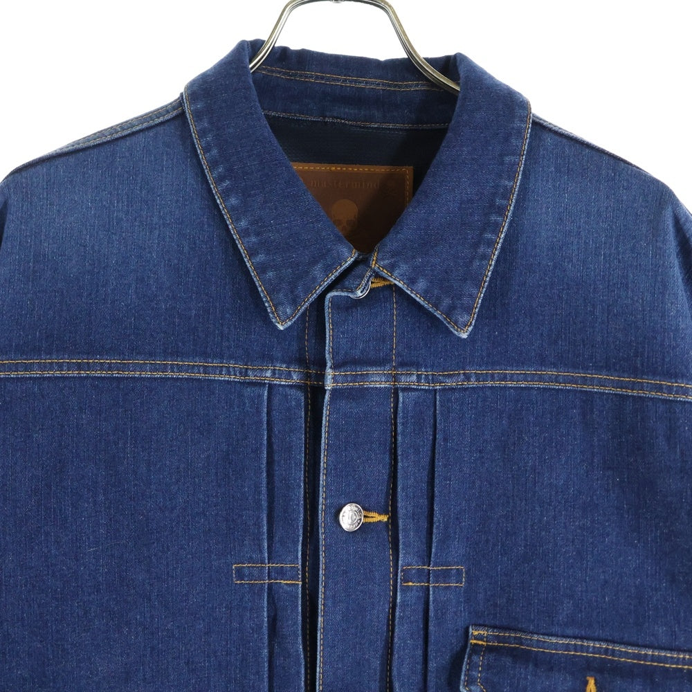 mastermind JAPAN(マスターマインドジャパン) セルビッチデニムトラッカージャケット MJ20E04-BL015 インディゴブルー