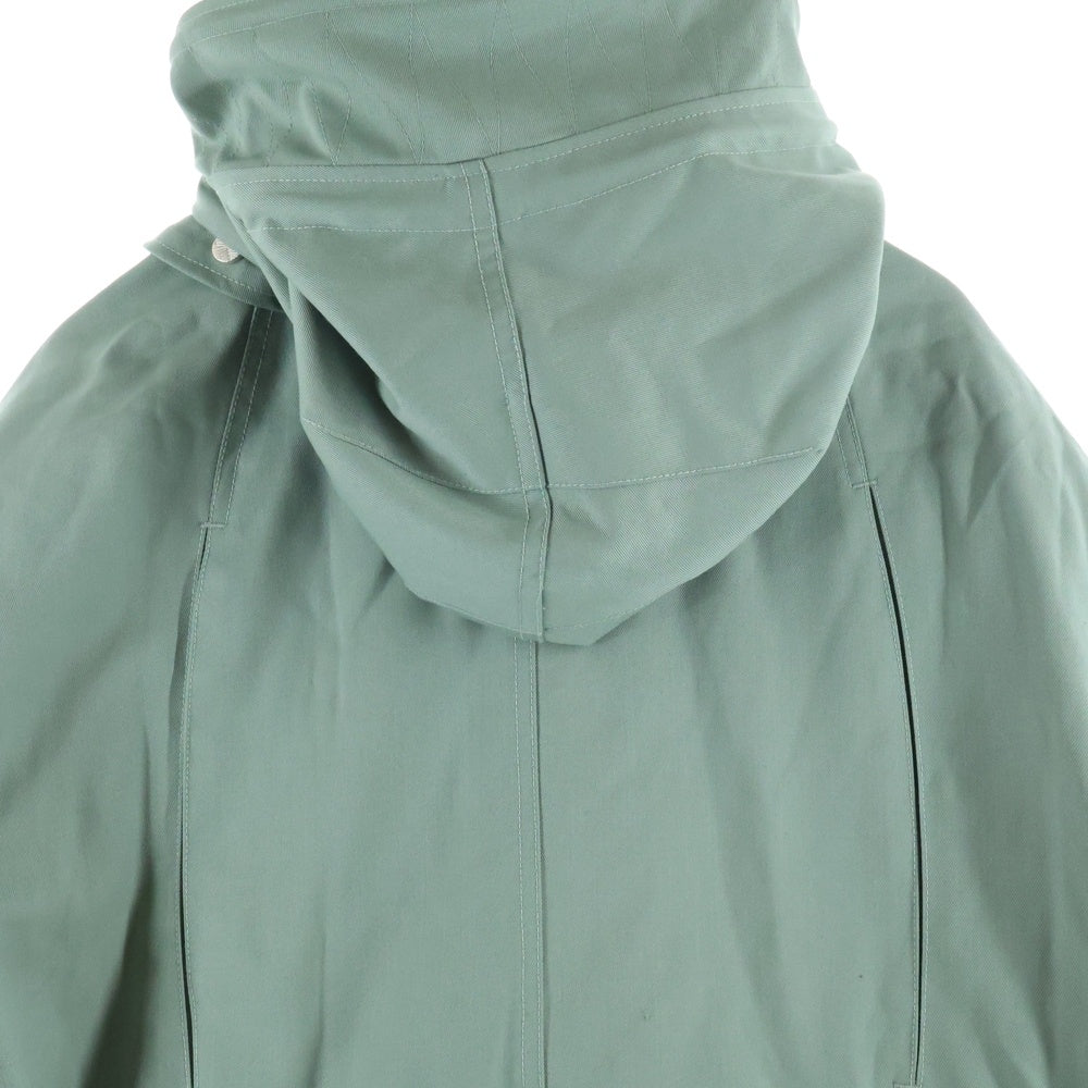 FFFPOSTALSERVICE(トリプルエフポスタルサービス) 25AW Wool Cargo Fishtail Parka カーゴフィッシュテイルロングパーカージャケット FFFPSFW2507 グリーン