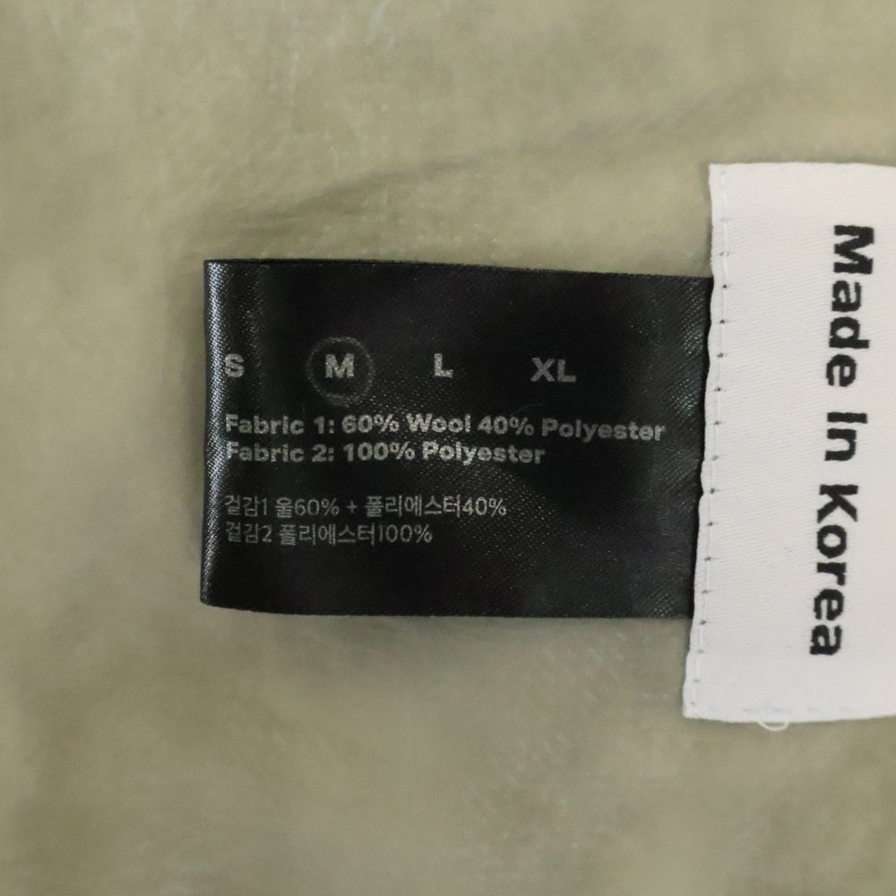 FFFPOSTALSERVICE(トリプルエフポスタルサービス) 25AW Wool Cargo Fishtail Parka カーゴフィッシュテイルロングパーカージャケット FFFPSFW2507 グリーン