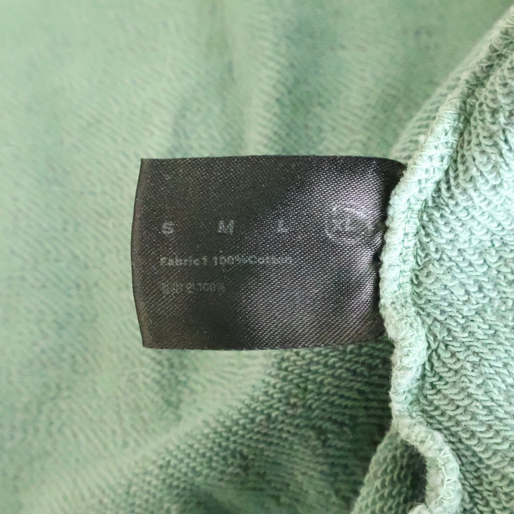 FFFPOSTALSERVICE(トリプルエフポスタルサービス) 25SS Curved Zip-Up Hoodie カーブジップアップフーディーパーカー グリーン