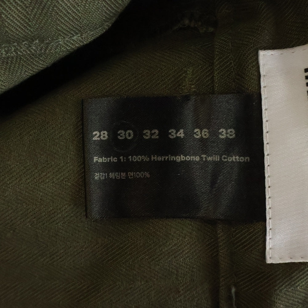 FFFPOSTALSERVICE(トリプルエフポスタルサービス) 25AW Double Layered Zip Trousers ダブルレイヤードトラウザーズパンツ FFFPSFW2518 グリーン