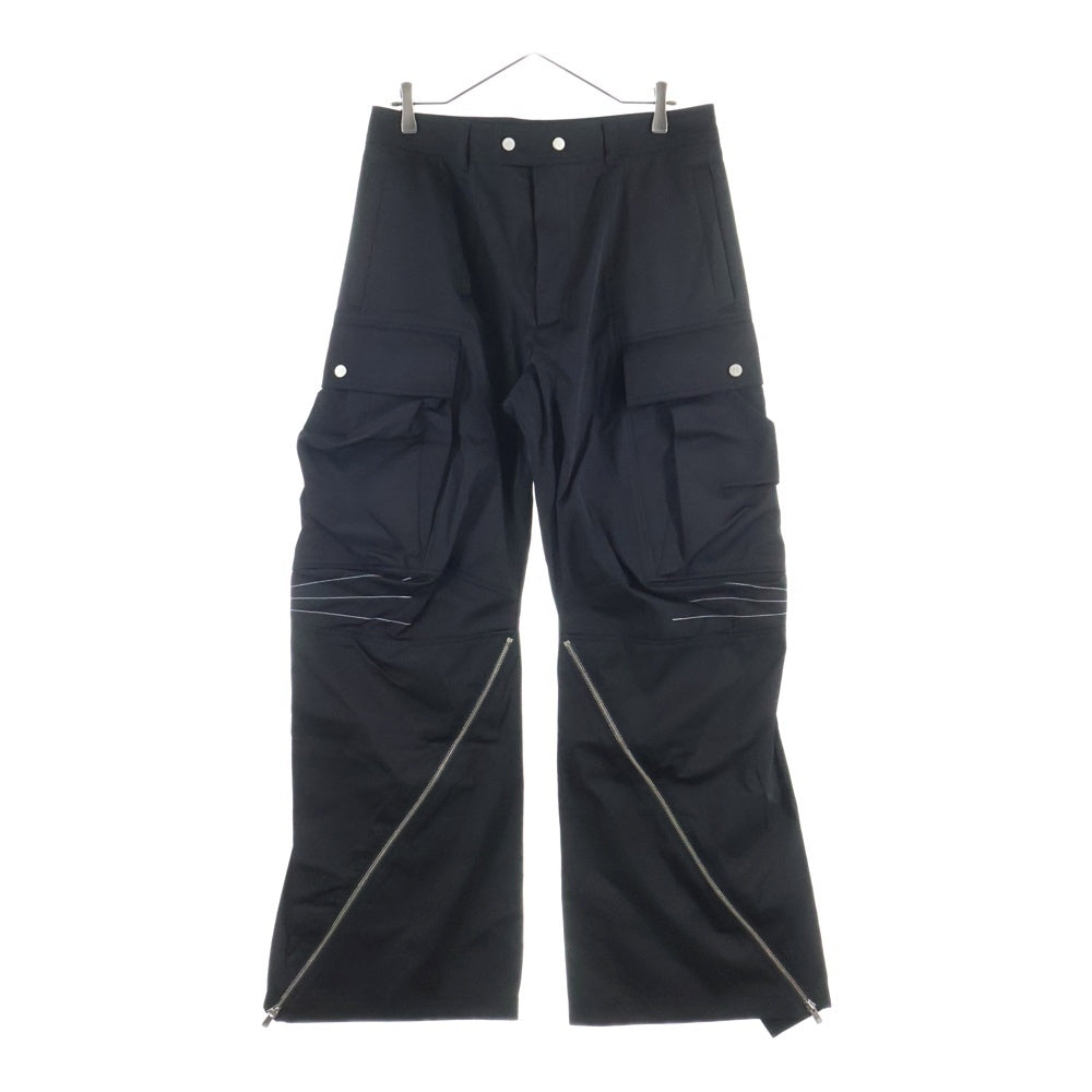 FFFPOSTALSERVICE(トリプルエフポスタルサービス) 25AW Articulated Knee Dart Cargo Trousers ニーダートカーゴパンツ FFFPSFW2519 ブラック