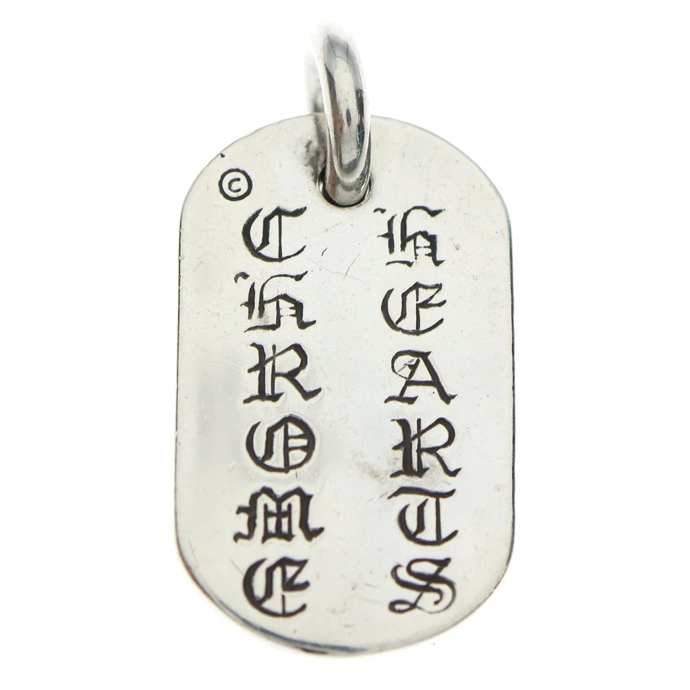 クロムハーツ ロゴ リベット CHROME HEARTS(クロムハーツ) RAISED CEMETERY DOGTAG レイズド