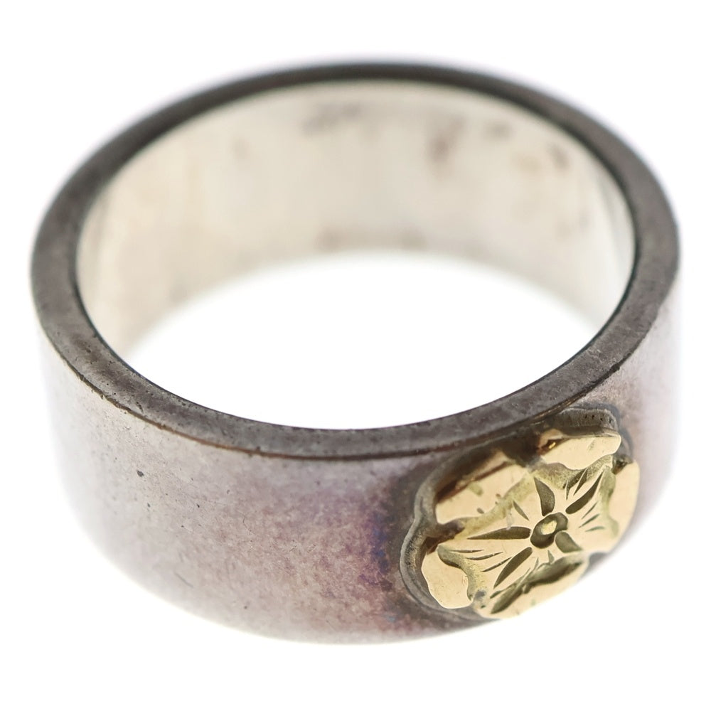 goro's(ゴローズ) ローズ平打ちリング シルバー/ゴールド