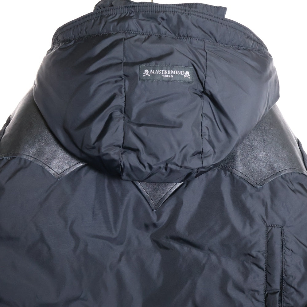 Rocky Mountain ×mastermind レザー切り替えダウンベスト ロッキーマウンテン × ジャーナル スタンダードの別注ダウンベストは