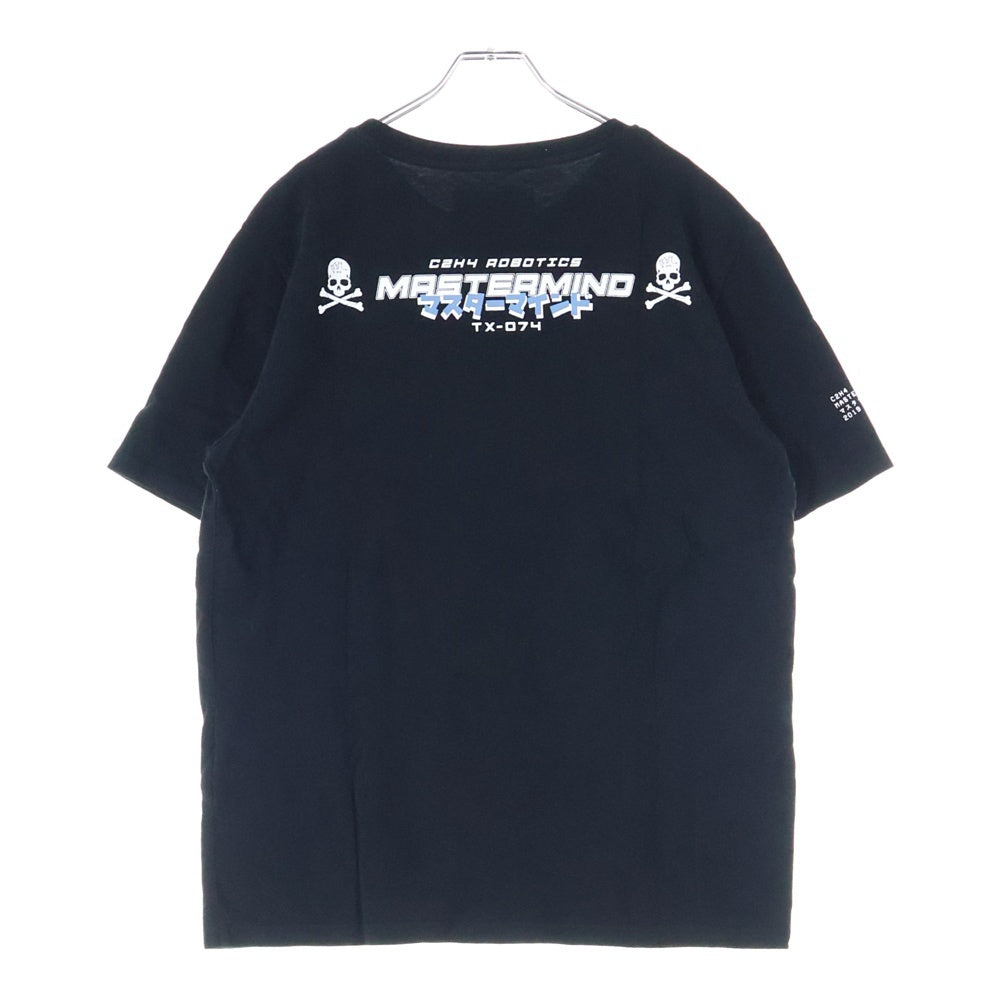 mastermind JAPAN(マスターマインドジャパン) ×C2H4 Japan Robotics Logo Tee ジャパンロボティクスロゴプリント半袖Tシャツ ブラック