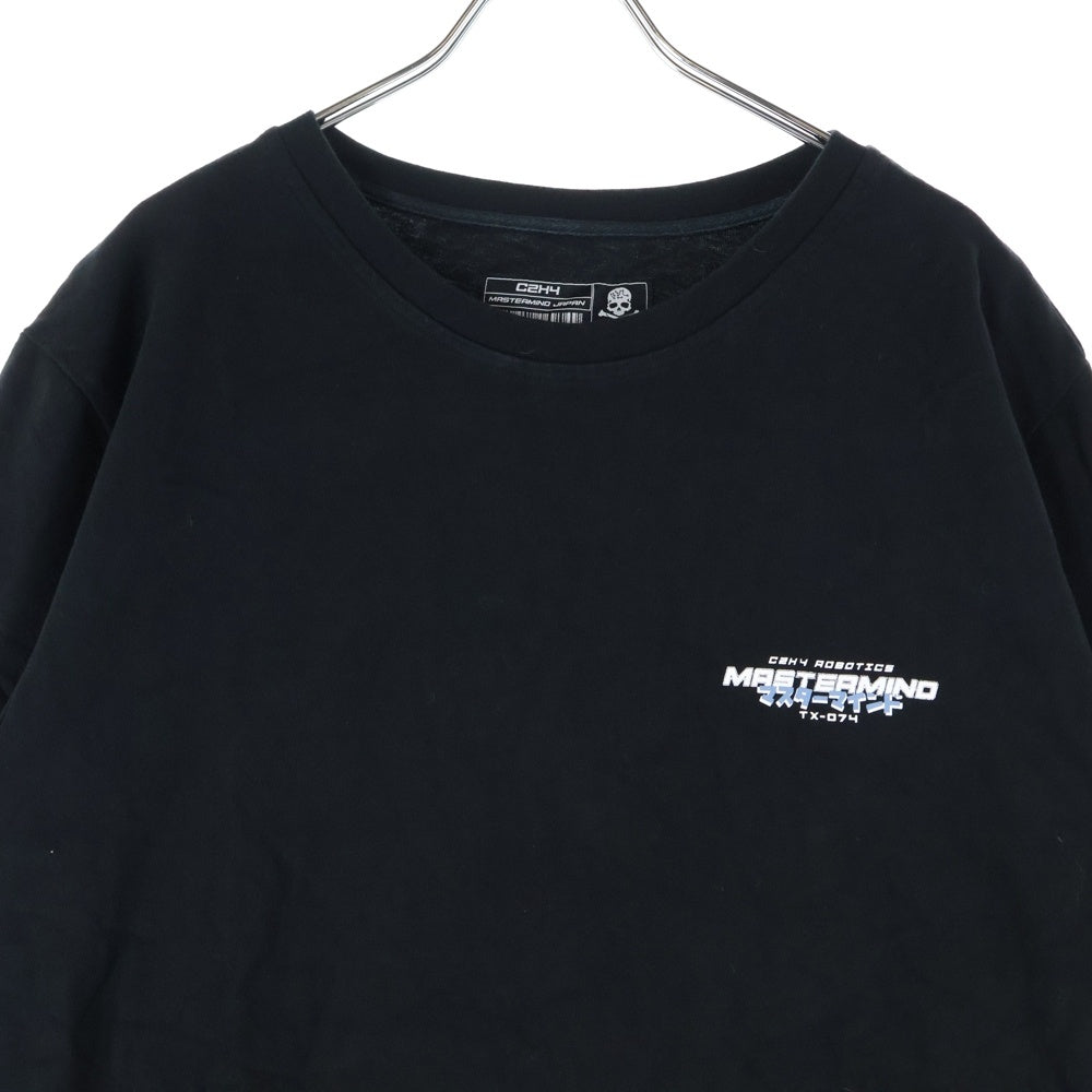 mastermind JAPAN(マスターマインドジャパン) ×C2H4 Japan Robotics Logo Tee ジャパンロボティクスロゴプリント半袖Tシャツ ブラック