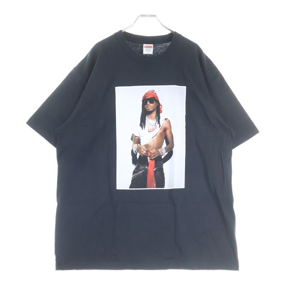 SUPREME(シュプリーム) 25AW Playboi Carti Tee プレイボーイ カーティ フォトプリント クルーネック 半袖Tシャツ カットソー ブラック