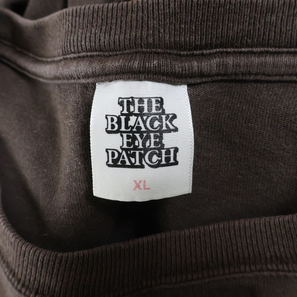THE BLACK EYE PATCH(ブラックアイパッチ) ALL CITY BLACK LETTER L/S TEE ロングスリーブTシャツ ブラウン