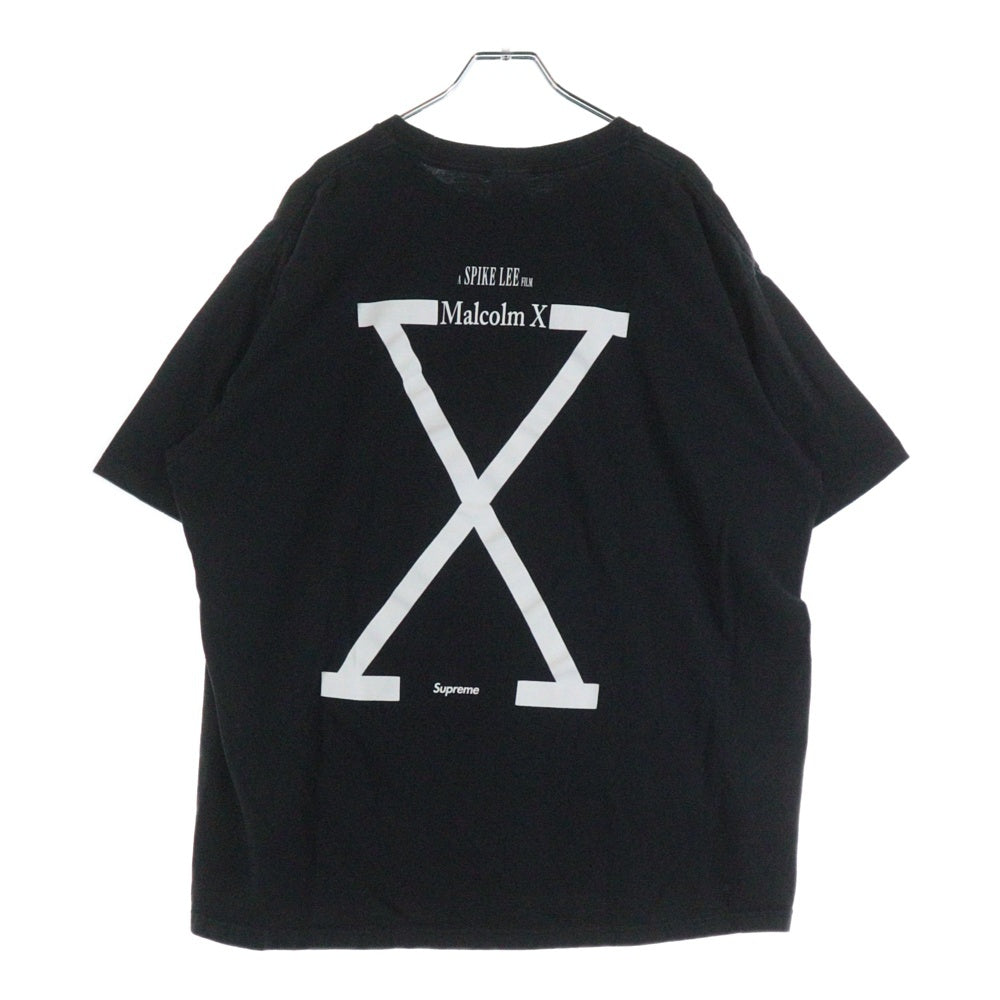 SUPREME(シュプリーム) x40Acres Malcolm バックロゴ クルーネック半袖Tシャツ ブラック