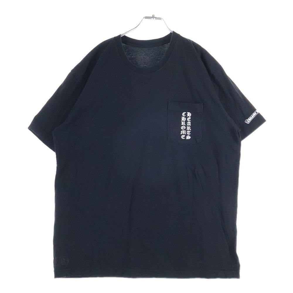 CHROME HEARTS(クロムハーツ) TOKYO 東京限定 バックスクロールラベル 両面プリント半袖Tシャツ カットソー ブラック