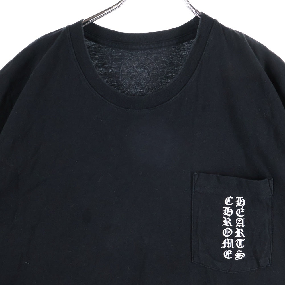 CHROME HEARTS(クロムハーツ) TOKYO 東京限定 バックスクロールラベル 両面プリント半袖Tシャツ カットソー ブラック