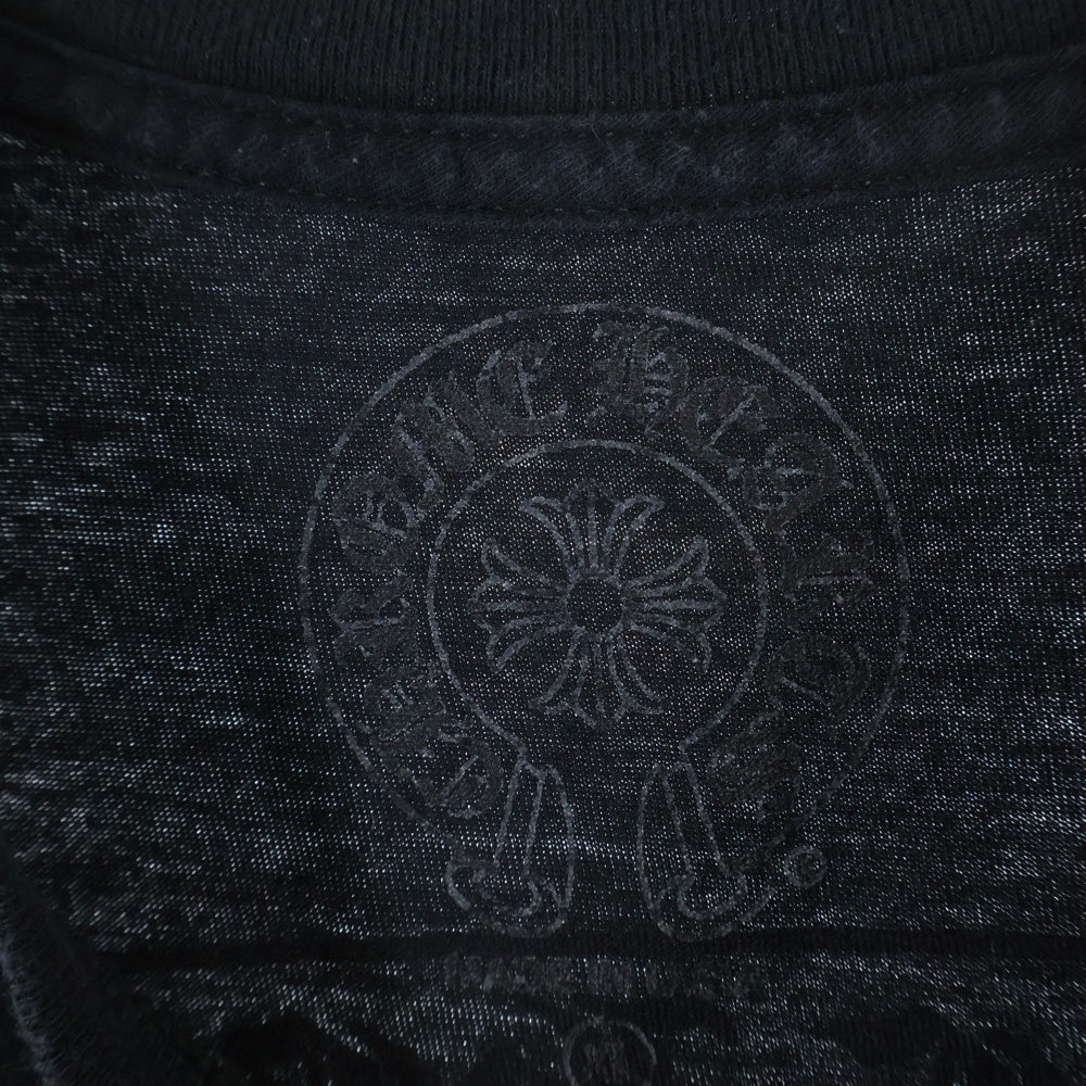 CHROME HEARTS(クロムハーツ) TOKYO 東京限定 バックスクロールラベル 両面プリント半袖Tシャツ カットソー ブラック