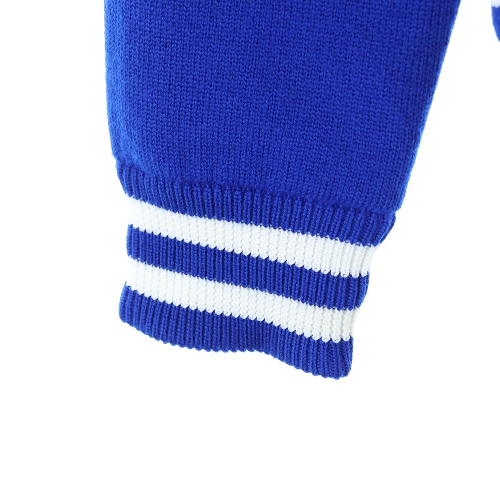 GIVENCHY(ジバンシィ) 18SS ウールニットロゴボンバージャケット BW000H4Z04 ブルー