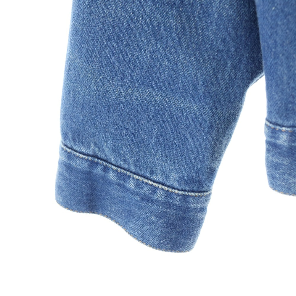 GUCCI(グッチ) 18SS BLIND FOR LOVE アニマルロゴエンブロイダリーデニムジャケット 489823 XRA22 インディゴブルー