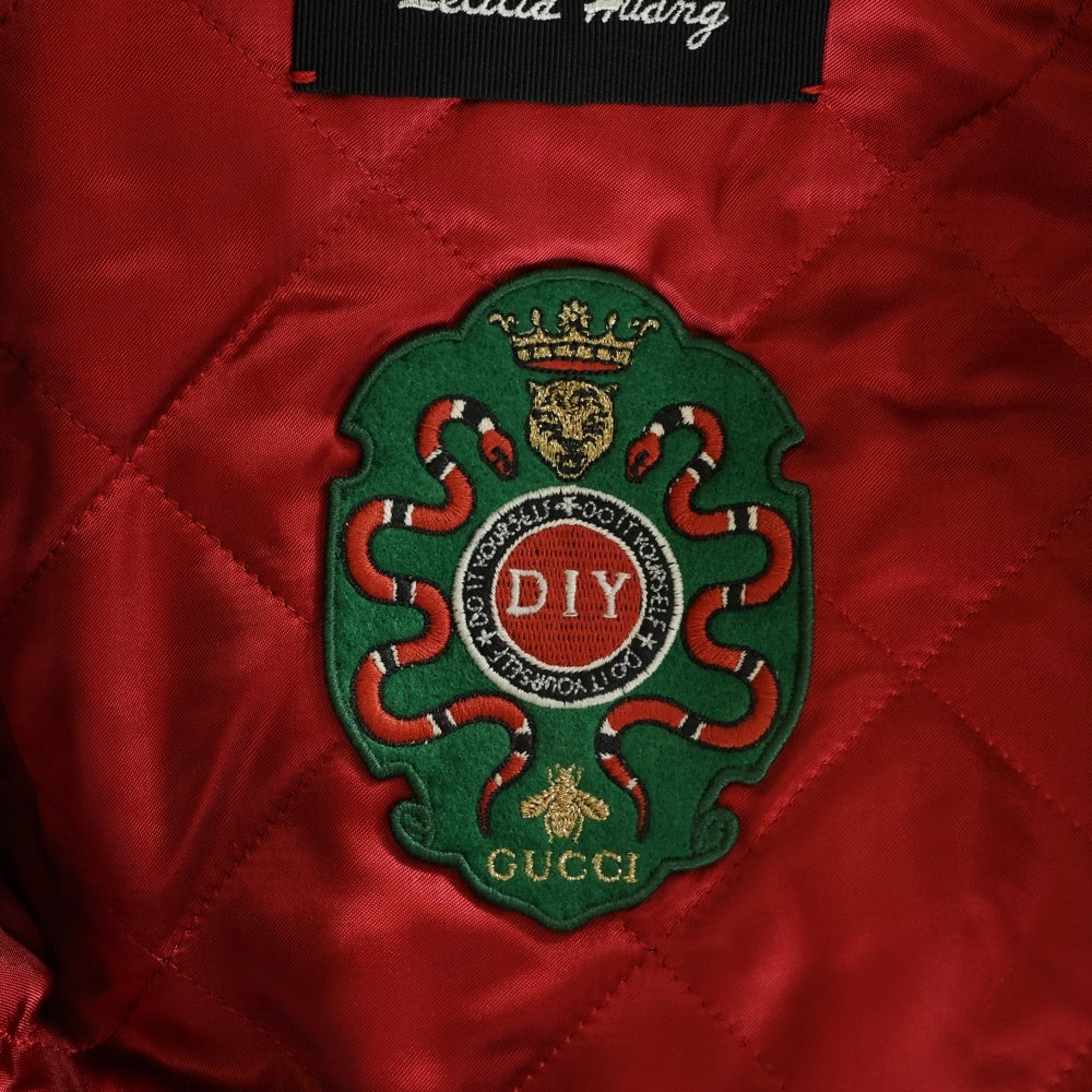 【美品】 GUCCI デニム タイガー エンブロイダリー インディゴ 32 GUCCI(グッチ) エンブロイダリーボアデニムジャケット458514 458514