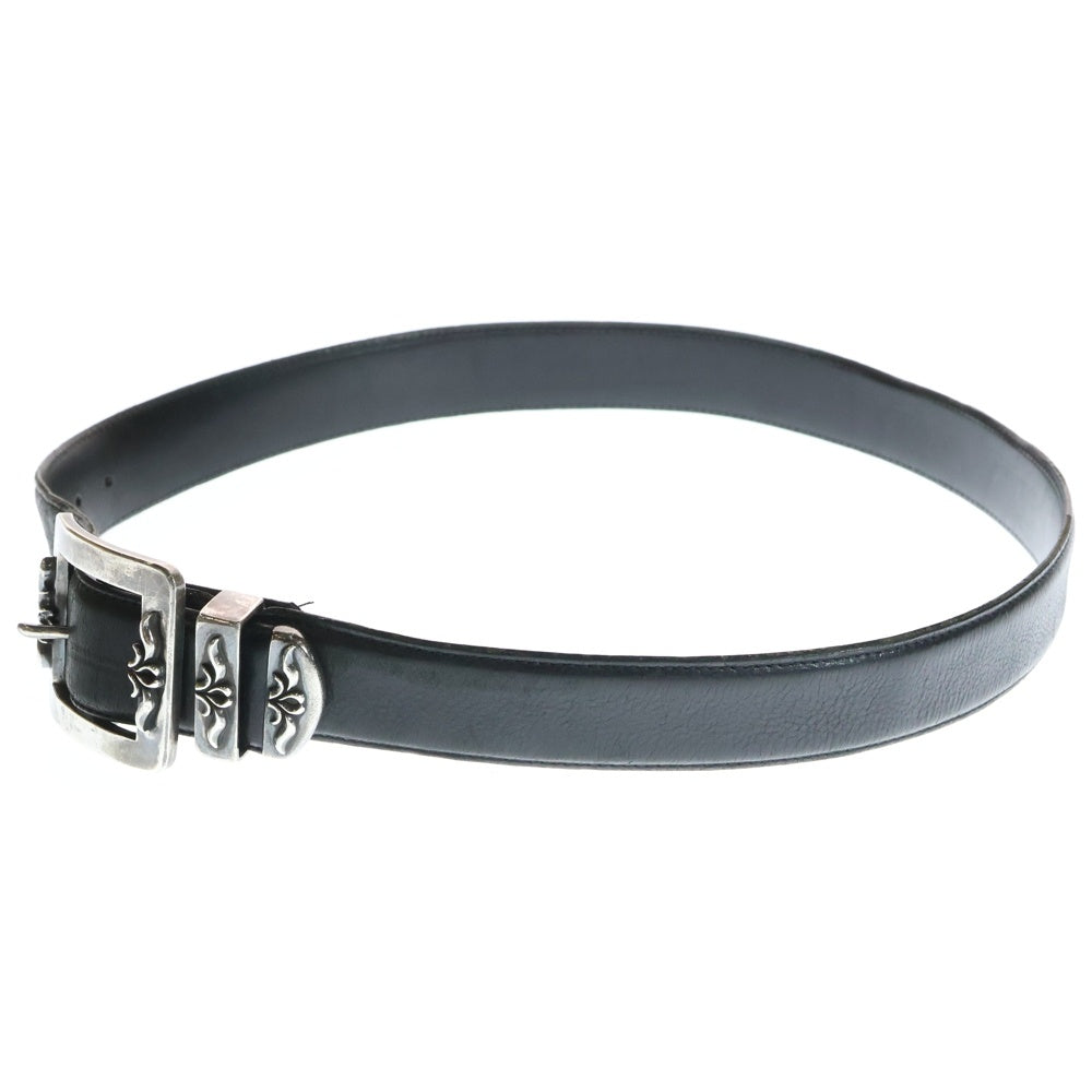 CHROME HEARTS(クロムハーツ) BLT 3PC OTJ 1.5 フィリグリーOTJバックルレザーベルト シルバー/ブラック