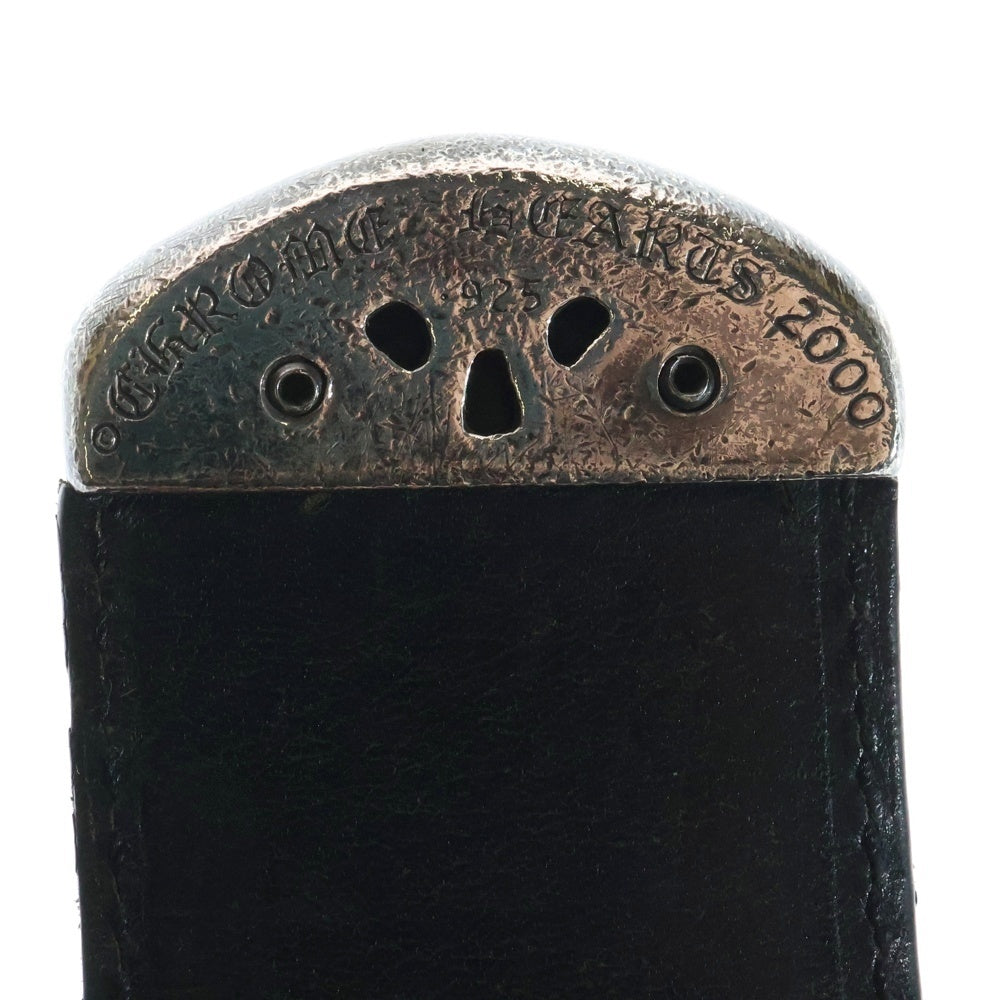 CHROME HEARTS(クロムハーツ) BLT 3PC OTJ 1.5 フィリグリーOTJバックルレザーベルト シルバー/ブラック