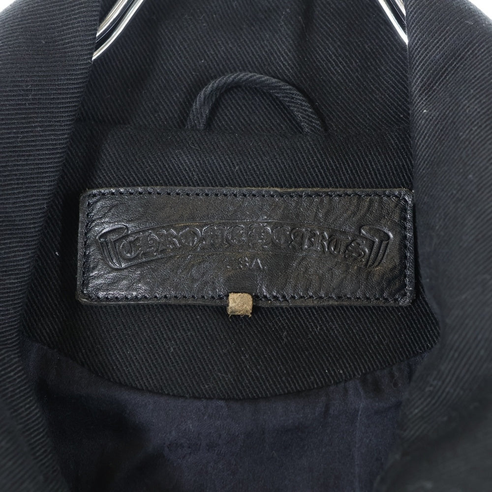 CHROME HEARTS(クロムハーツ) OLD DENIM CLASSIC JEAN オールド バックフレアニーウエスタンデニムジャケット ブラック