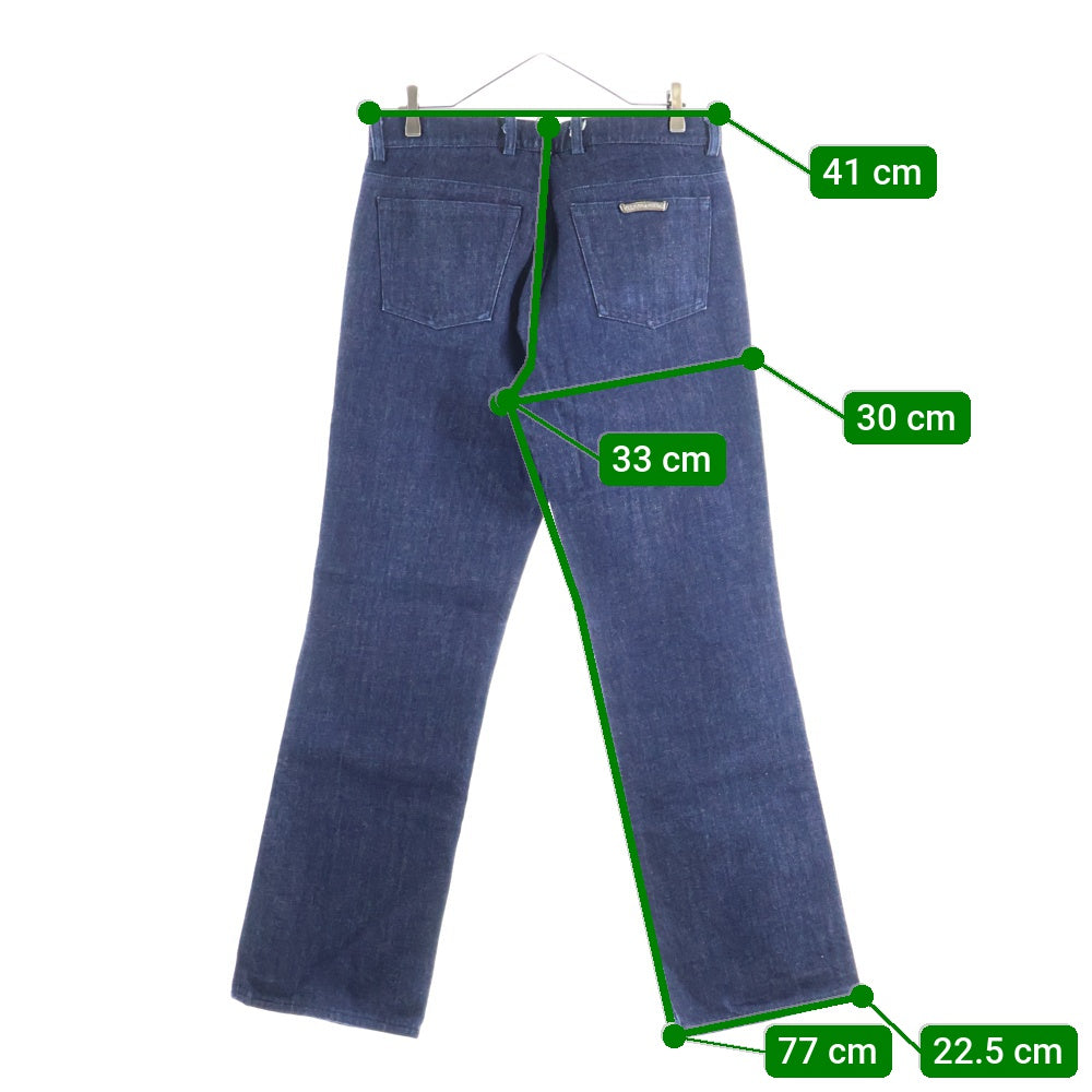 CHROME HEARTS(クロムハーツ) OLD FLEURKNEE DNM PANTS オールド フレアニーデニムパンツ インディゴブルー